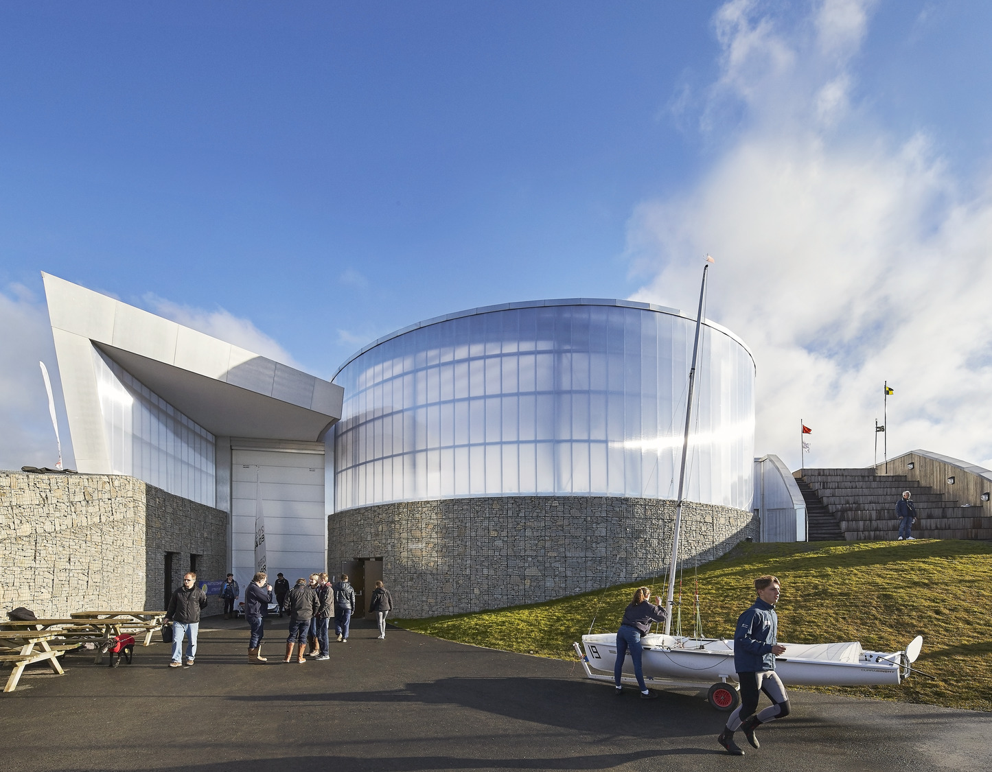 Welsh National Sailing Academy and Events Centre (WNSAEC) exterior