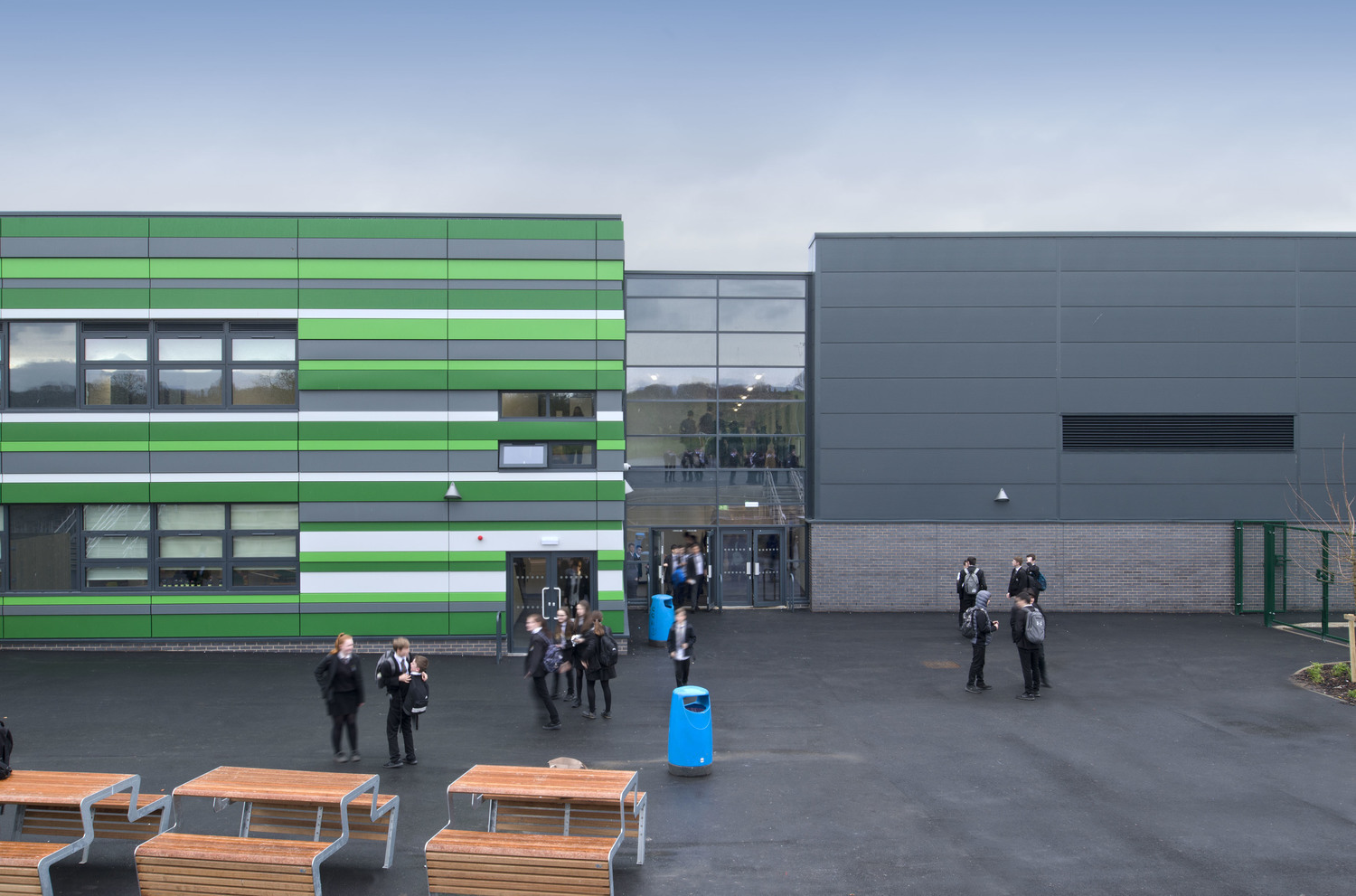 Connah s Quay High School North Wales Ellis Williams Architects