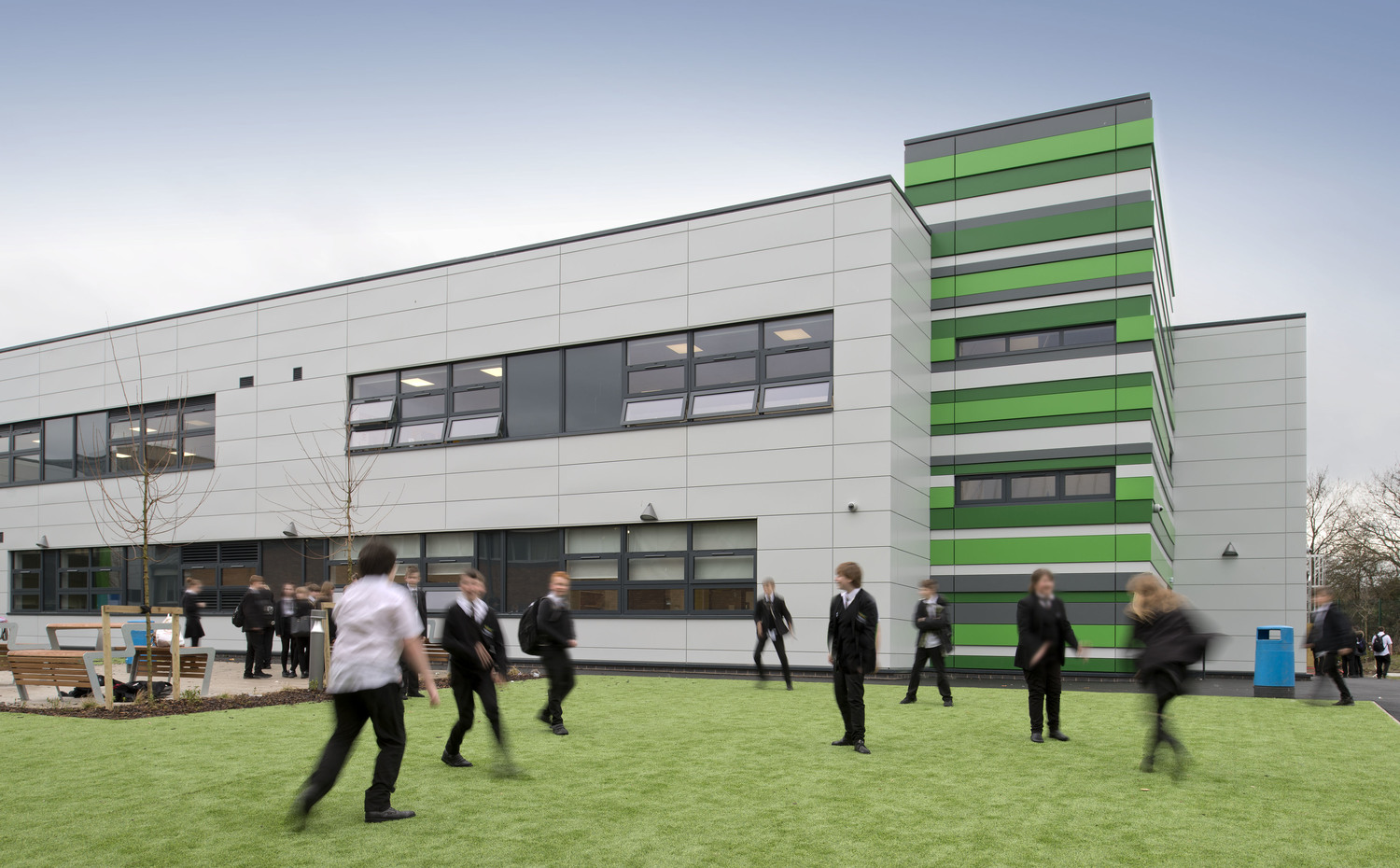 Connah s Quay High School North Wales Ellis Williams Architects