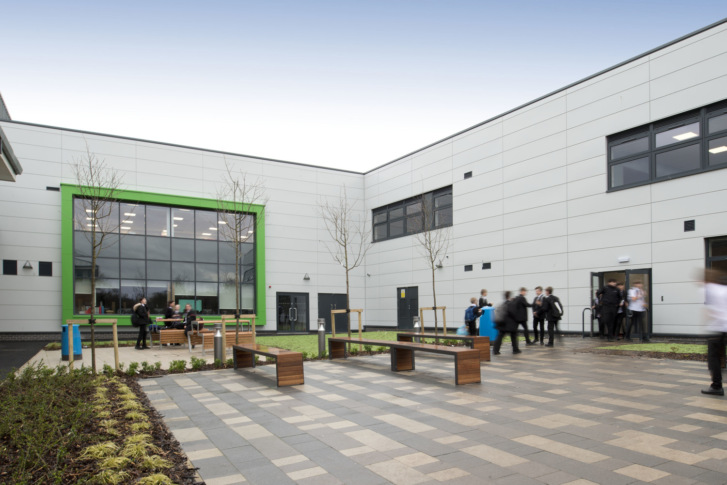 Connah s Quay High School North Wales Ellis Williams Architects