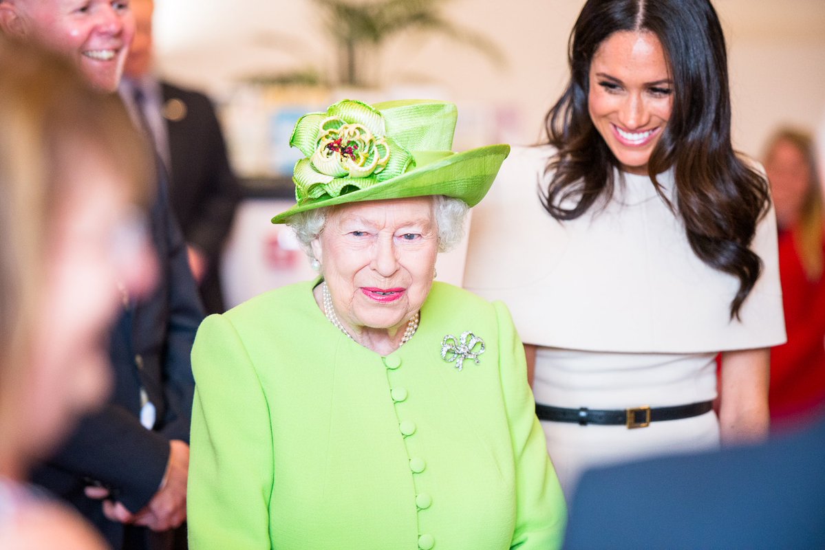 The Queen and Megan Markle Storyhouse Cultural Centre, Chester