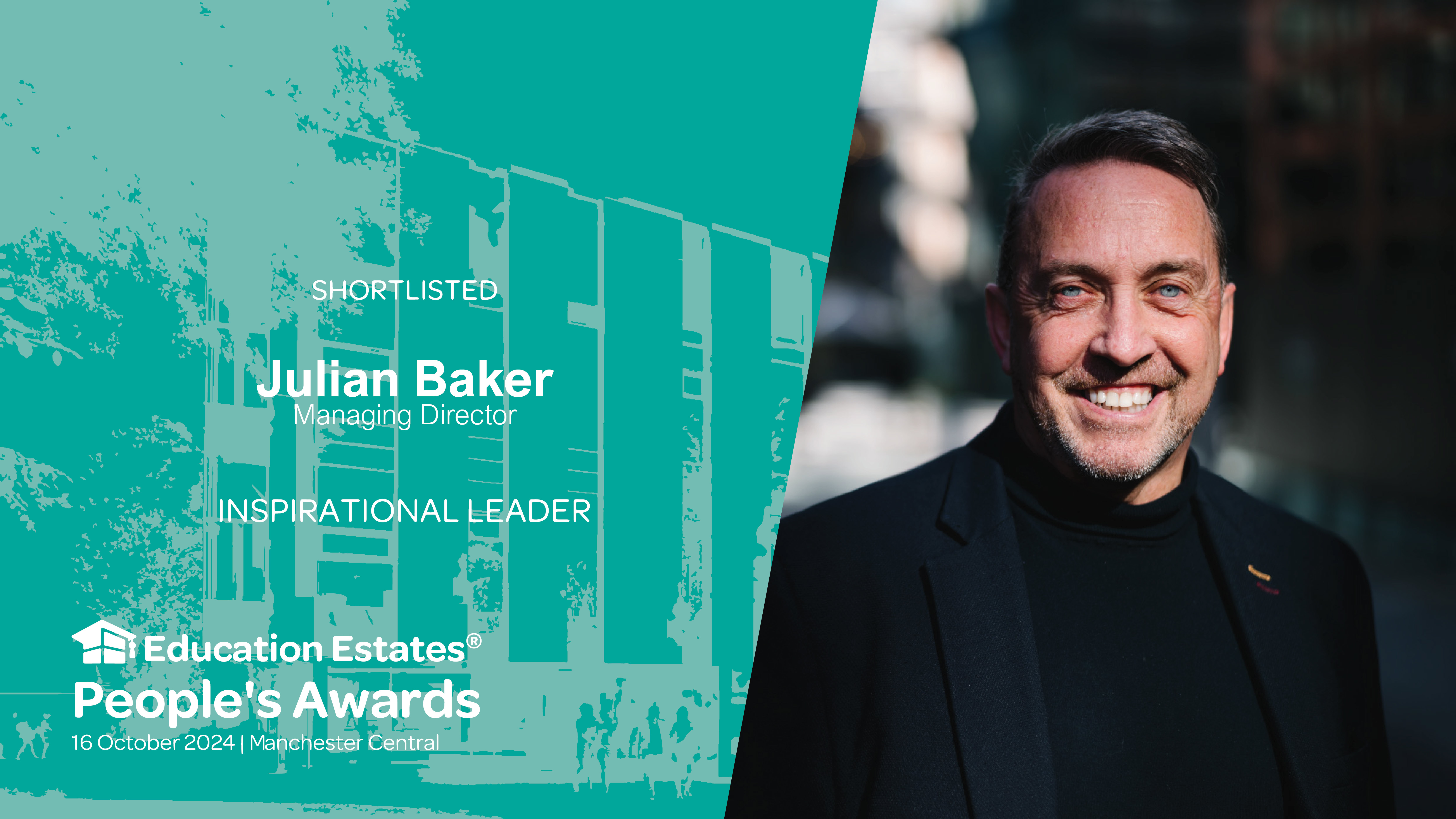 News Julian Baker Shortlisted For Inspirational Leader Award At News Julian Baker Shortlisted For Inspirational Leader Award At